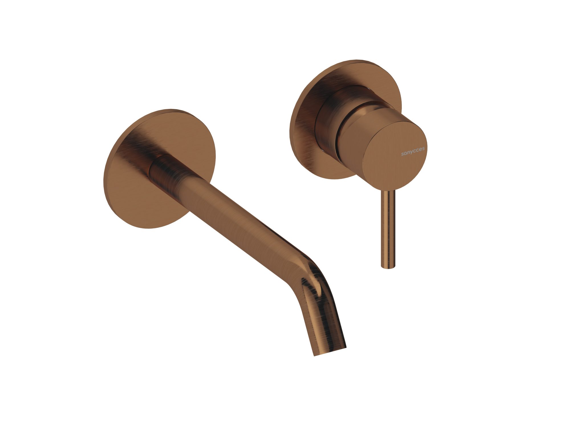 Potinkinis Sanycces Loop praustuvo maišytuvas Rose gold